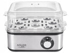 Jajowar adler AD 4486 800 w srebrny/szary metal, tworzywo sztuczne