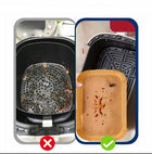 200SZT WKŁADY PAPIEROWE DO AIR FRYER PHILIPS I FRYTKOWNIC DUAL BASKET papier do pieczenia 21 cm z 51 sztuk
