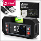 Precyzyjny cyfrowy kątomierz elektroniczny poziomica LCD magnetyczny USB miernik nachylenia do ustawiania i montażu