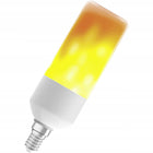 Żarówka LED Efekt Płomienia Dekoracyjna E14 osram do świecznika, nastrojowe oświetlenie, ciepła barwa 1500 K, rurkowa