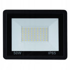 Naświetlacz halogen slim Lampa LED 50W reflektor zewnętrzny, 4500 lm, neutralna biel 4000 K, odporny na pył i strugi