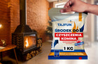 ŚRODEK DO CZYSZCZENIA KOMINA PIECA PROSZEK DO USUWANIA SADZY SMOŁY TAJFUN