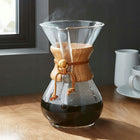 Filtrowy zaparzacz do kawy classic Chemex 1-6 Cup szklany dzbanek 900 ml, 6 filiżanek, można myć w zmywarce