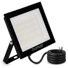 Naświetlacz LED Halogen 50W 5000LM 6500K IP65 Zewnętrzny Reflektor Lampa do ogrodu, na podjazd i elewację, zimne białe