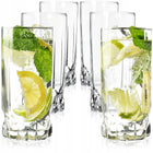 SZKLANKI DO DRINKÓW NAPOJÓW 12x 325ml WODY WYSOKIE ZESTAW KOMPLET SZKLANEK do koktajli i soków, szkło bezbarwne, można