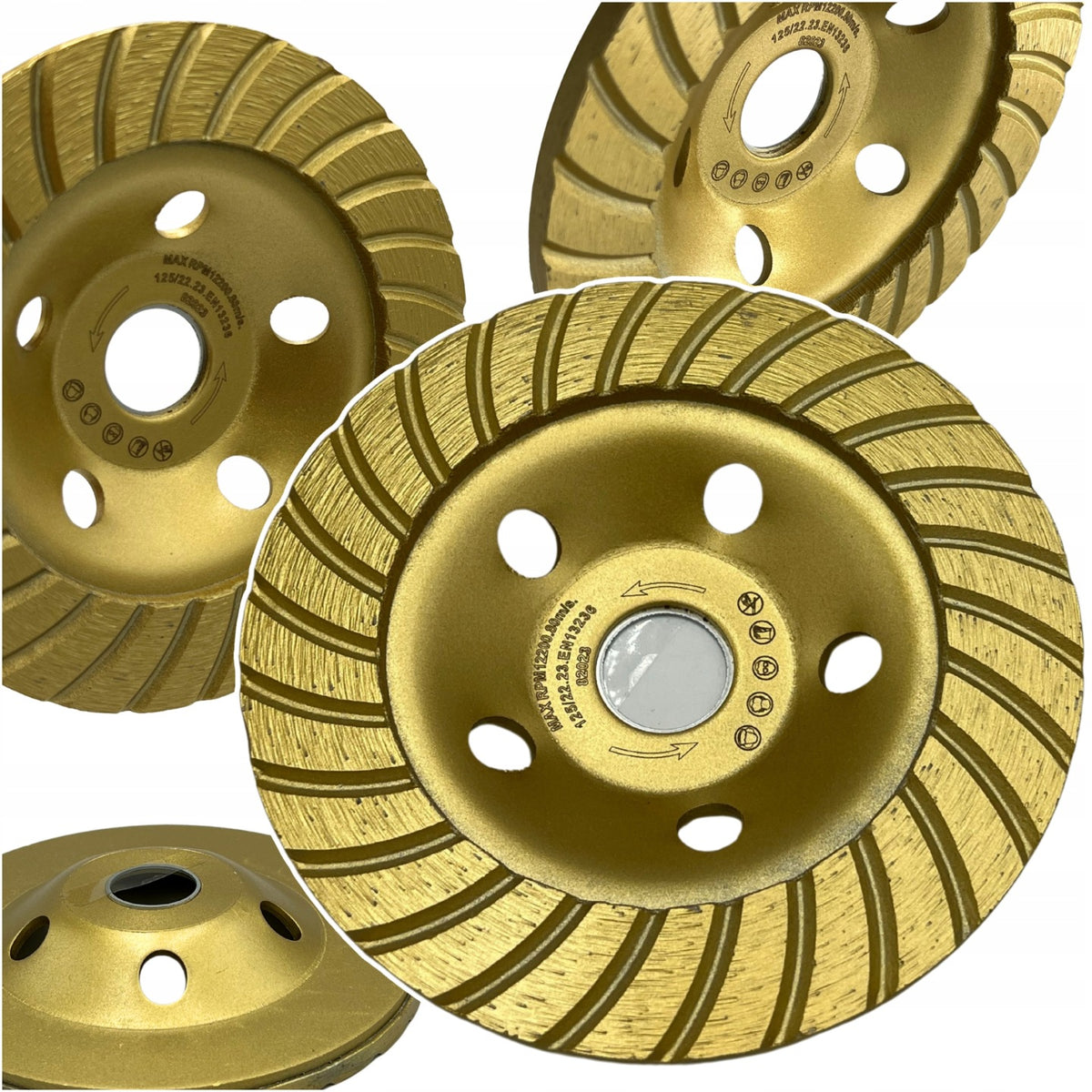 Germa flex tarcza diamentowa do szlifowania betonu kostki garnkowa 125mm T z 513 sztuk