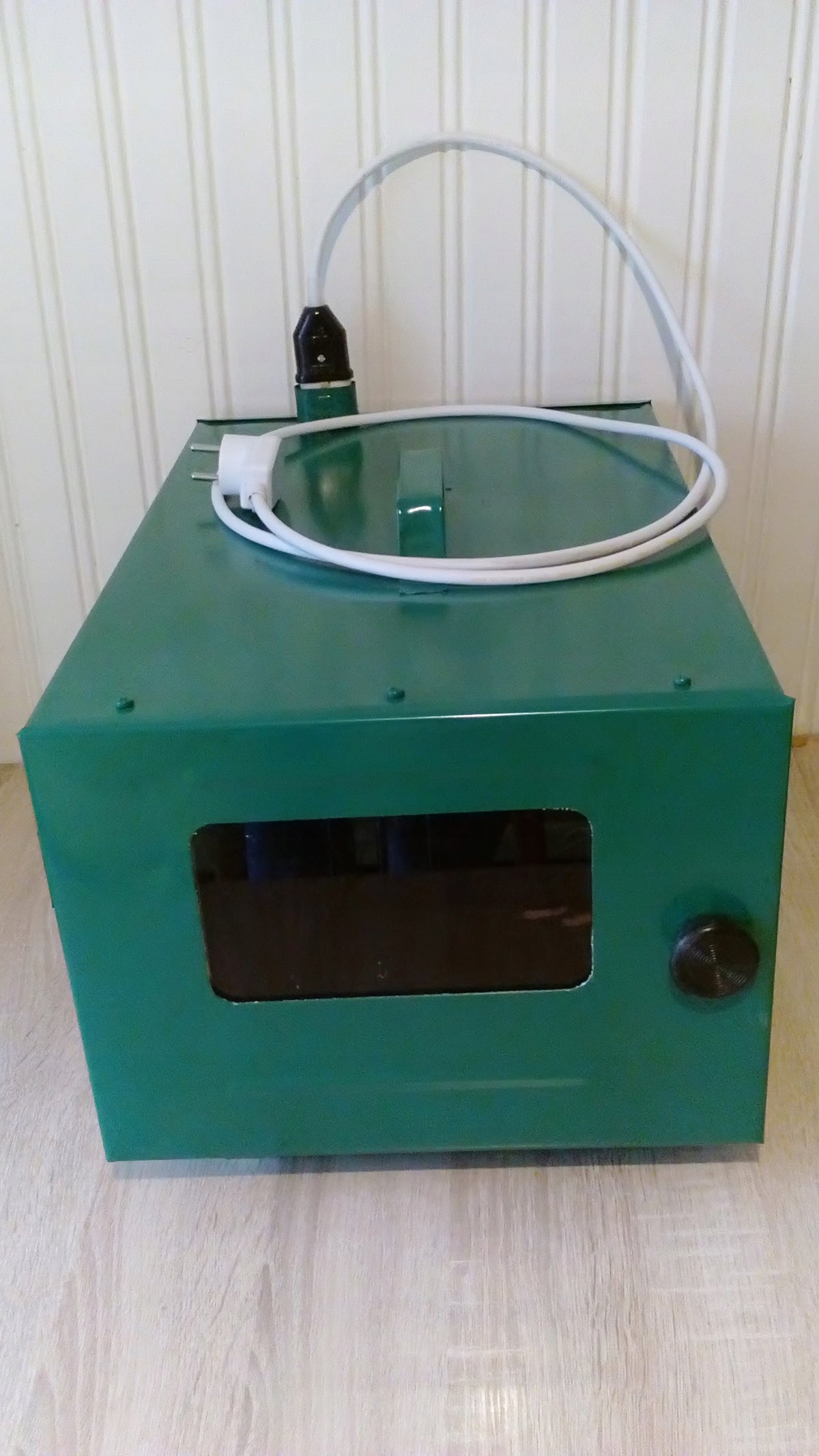 Mini piekarnik elektryczny opiekacz piecyk z kablem 900 w zielony wyrób PL 18 l