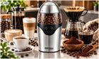 Młynek do mielenia kawy elektryczny orzechów przypraw grinder mocny 300W 60 g 300 w metal