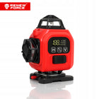 Poziomica laserowa 4D 16 linii laser krzyżowy 360 zestaw + statyw 120cm niwelator budowlany, zielona wiązka, zasięg 30
