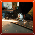 Tarcza listkowa 125 lamelka do szlifowania stali metalu drewna P60 10 sztuk aluminium, beton, cegła, kamień, żeliwo