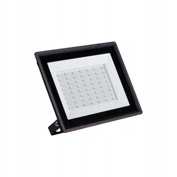 Miledo naświetlacz led grun NV LED-50-B reflektor zewnętrzny 50 w, lampa ogrodowa IP65, 4500 lm, neutralna biel 4000 K