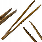 SZCZYPCE KUCHENNE DO GRILLA MIĘSA SAŁATEK DREWNIANE UNIWERSALNE DĘBOWE 39CM 390 mm /Wzór