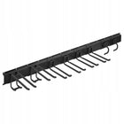 Wieszak Na Łopaty Uchwyt Na Narzędzia Ogrodowe Haki Listwa Garażowa 226kg metalowy organizer ścienny 10 miejsc, zaciski