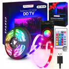 Taśma LED RGB 3m USB ledy do TV Podświetlenie Telewizora na pilota telefon kolorowe oświetlenie 5V IP20 za ekranem