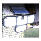 LAMPA ULICZNA SOLARNA HALOGEN LED 400W + PILOT CZUJNIK RUCHU ZMIERZCHU naświetlacz do ogrodu, posesji i podjazdu
