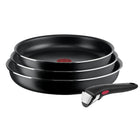 Zestaw patelni TEFAL Ingenio Easy On 4 elementy gaz czarny