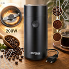 Młynek do kawy elektryczny do mielenia mocny orzechów przypraw grinder 200W 50 g metal, szkło