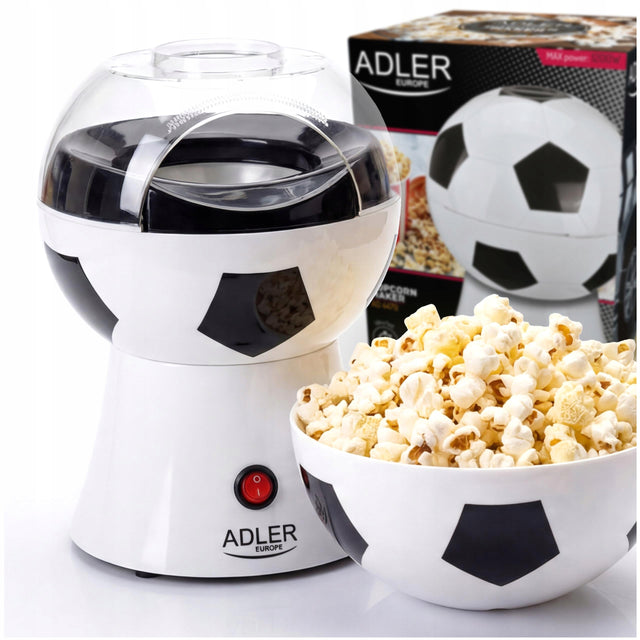 Maszyna maszynka do popcornu bez tłuszczu domowa piłka nożna prażarka kukurydzy 1200 w przekąski kinowe