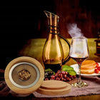Zestaw do wędzenia whisky smoker drewienka prezent dla chłopaka i męża aromatyzator do drinków i koktajli, akcesorium