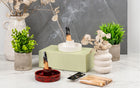 Podstawka pod Kadzidełka Ceramiczna do Palo Santo Szałwii Kominek 11cm kadzielniczka do kadzidła, palenia ziół i