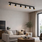Lampa sufitowa Oprawa halogenowa 6x GU10 LED Kinkiet ruchomy złoty reflektory kierunkowe do wnętrz oświetlenie punktowe