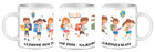 Kubek Na Dzień Nauczyciela z podziękowaniami imiona uczniów prezent ceramiczny 300 ml personalizowany z własnym napisem