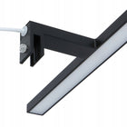 MIRBO Lampa Łazienkowa LED 230V kinkiet na lustro szafkę Czarny 5W listwa świetlna nad umywalkę, oprawa ścienna, 30 cm