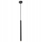 Lampa wisząca sufitowa Laser Sopel Tuba 853-EZ1 Czarna G9 1-Punktowa LED oprawa zwisająca metalowa do wnętrz, wąski