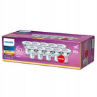 Żarówka LED GU10 philips 4.6W = 50W 355lm 2700K ciepła 36° premium 10 szt. reflektorowa do spotów i opraw sufitowych