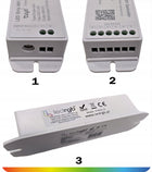 Zestaw Taśma LED COB 24V 10m 4000K biała neutralna zasilacz tuya wifi pilot oświetlenie dekoracyjne do wnętrz
