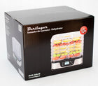 Suszarka do grzybów owoców BPA free dehydrator spożywczy, warzywa, zioła, 6 sit, regulacja temperatury 35–75°C, stal