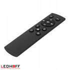 Lampa sufitowa Plafon LED ściemniany 40cm okrągły Czarny pilot panel salon do pokoju dziennego, neutralna barwa biała