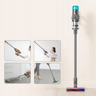 Rura do dyson Digital Slim / V12 Detect Slim rura teleskopowa brak informacji 74 cm srebrny/szary