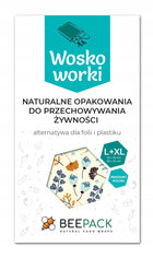 Woskoworki Zestaw L i XL GAŁĄZKI woreczek / torebka /Wzór 2 szt.