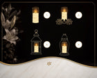 WKŁADY DO ZNICZY LED EFEKT PŁOMIENIA ŚWIECZKA ELEKTRYCZNA 3 SZTUKI lampki nagrobne na cmentarz, 15 cm, ponad 75 h