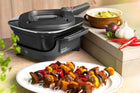 Prodiż elektryczny piekarnik grill garnek 5w1 475W opiekacz kuchenny do pieczenia i zapiekania, pojemność 4,3 l, czarny
