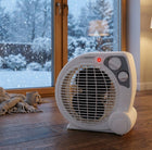 Grzejnik elektryczny cichy termowentylator farelka z termostatem 2000W biały