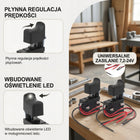 Spust / włącznik elektronarzędzi z regulacją prędkości do szlifierki kątowej przełącznik obrotów, część zamienna kątówki