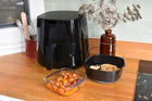 Koszyk pojemnik metalowy z uchwytem do AIR fryer 22x21 cm pyrex kwadratowy wkład do frytkownicy beztłuszczowej