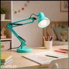 Lampka na Biurko Kreślarska SZKOLNA Nocna na LED E27 Kosmetyczna UCHWYT do czytania, nauki i pracy, na zacisk, 45 cm