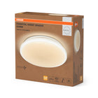 Plafon LED Panel Lampa Sufitowa 12W 3000K Czujnik Ruchu i Zmierzchu Osram okrągła oprawa 23 cm, ciepłe białe światło