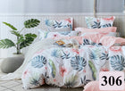 Pościel 200x220 Bawełniana Dwustronna - 100% naturalna prawdziwa bawełna zestaw 3 części, satyna, poszewki 70x80, zamek