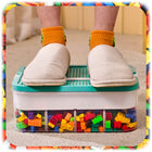 Pojemnik na klocki lego zabawki organizer 3-PIĘTROWY z przegródkami 18 L pudełko plastikowe do przechowywania