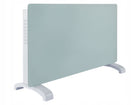 Grzejnik ELEKTRYCZNY SZKLANY PANELOWY Konwektor Silvercrest BIAŁY 770 mm 425 mm grzewcza