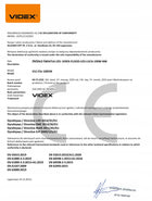 Halogen Naświetlacz LED biały lampa 100W 9000lm 5000K IP65 videx neutralny reflektor zewnętrzny do ogrodu, garażu i na