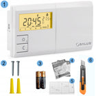Salus 091FLV2 091FL V2 termostat sterownik regulator tygodniowy przewodowy programator temperatury, pokojowy do