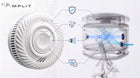 Czujnik dymu inteligentny wifi tuya certyfikowany TUV simplit 60m2 10 letni bezprzewodowy alarm przeciwpożarowy do domu