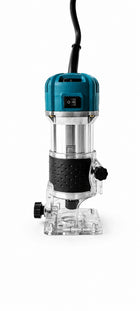 FREZARKA GÓRNOWRZECIONOWA DO DREWNA WYCINARKA Z REGULACJĄ OBROTÓW ZESTAW router stolarski, 2000 W, tuleje 6 i 8 mm