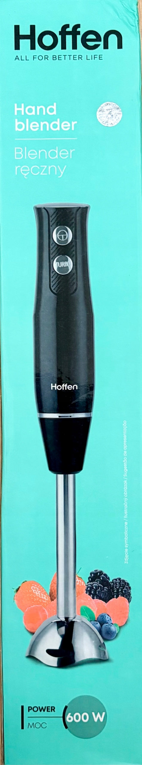 Blender ręczny Hoffen HO-00146 600 w czarny