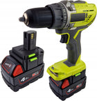 Adapter Baterii Milwaukee M18 Do Narzędzi RYOBI ONE Akumulator Przejściówka konwerter zasilania, złącze energetyczne